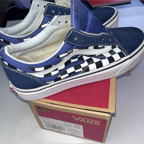 Vans Warped Tour (RIP) Jeff Spicoli 90s Checkered Lace Up Sz 8.5 Men’s/10 women - Picture 3 of 11
